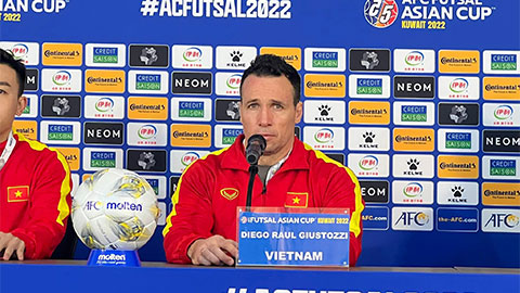 HLV Diego Giustozzi: ‘ĐT futsal Việt Nam sẵn sàng đối đầu với Nhật Bản’ 